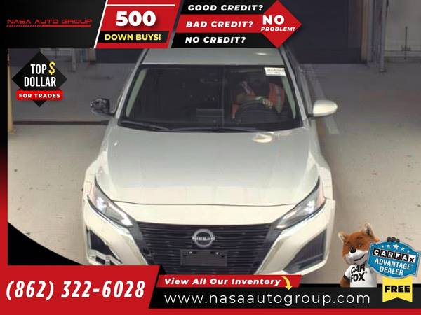 2023 Nissan Altima 25 SV Sedan - $10,995 (The price in this ad is the down payment)63441345102339121
