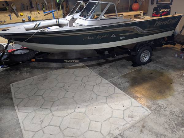 2002 Mirrorcraft aluminum boat 1