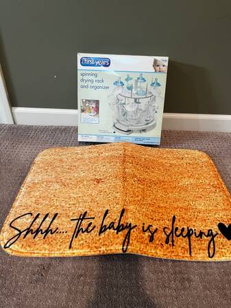 New Baby bottle drying rack and drying mat 1
