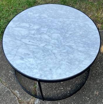 Elegant Round Marble Coffee Table 1