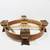 Artisan-Crafted Large Round Wooden Tabletop Candle Holder - 17" Diamet 2 thumbnail