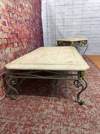 Stone Coffee Table & End Table - Free Delivery 1