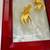 Risis Gold Fish Tableau 24k Chinese Asian Gold Plated Framed Glass A 17 thumbnail