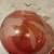 2 Vintage Cranberry Ruby Etched IRIS Ball Glass Vase 2 thumbnail