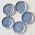 19 Pcs Antique 1920s Japan Blue & Gold Lusterware Plates Cups Set 3 thumbnail