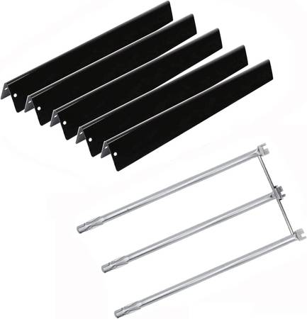 Weber Gas Grill Replacement Burner Tube Kit and Flavorizer Bars 1