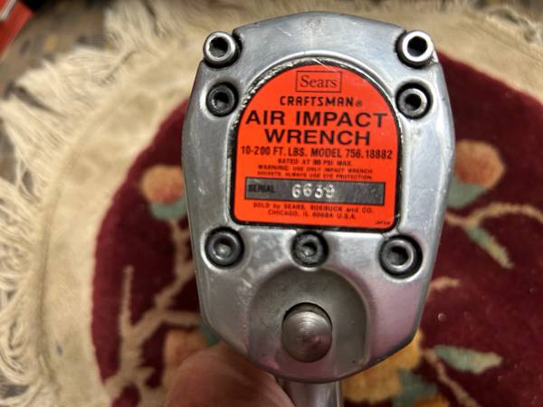 CP/Craftsman 1/2” air  impact gun 1