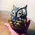 Vintage Mid Century Drip Glaze Owl 7 thumbnail