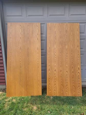 Oak closet doors 1