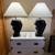 Stunning Pair of LaRgE Postmodern Wave Lamps/Original Shades! 2 thumbnail