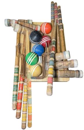 Antique Croquet Set 1