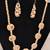 Vintage Carved Bone Necklace with Wooden Beads and Matching Earrings 2 thumbnail