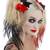 DC Comics Suicide Squad Harley Quinn 2 Faux Diamond Gems Hair Bow Clip 5 thumbnail