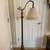 Antique Brass/Wood Floor Lamp 1 thumbnail