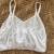 American Eagle Brand White Strapped Summer Top - Size Medium 3 thumbnail