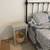Queen bed frame, mattress, and 2 nightstands 3 thumbnail