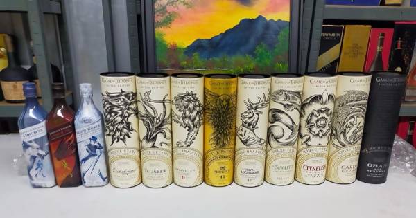 The Game of Thrones collection 12 bottle set 1