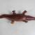 Hand-Carved Wooden Crocodile/Alligator Folk Art Sculpture 12" Length 7 thumbnail