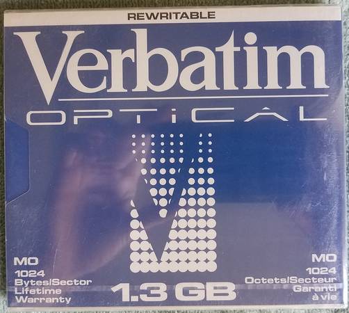 Verbatim Rewritable Optical 1.3GB 1