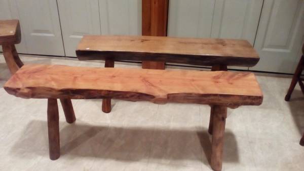 Log Benches 1