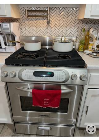 VintageKitchenAid 30” Stainless Steel Gas Range/Oven – Great Condition 1