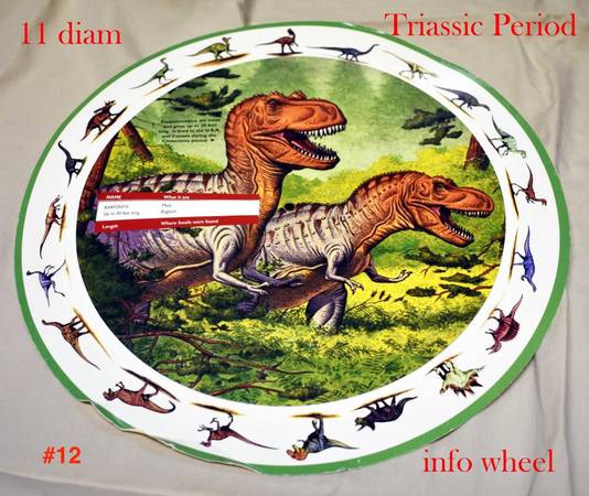 Dinosaur information wheel 1