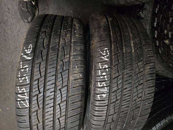 2 tires 215.55.16 continental controlcontact 99 % Tread dot 4122 1