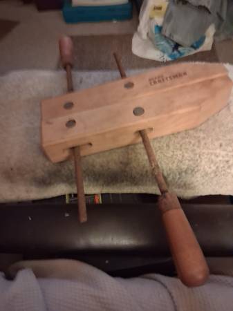 VINTAGE SEARS CRAFTSMAN 7" WOOD CLAMP 1