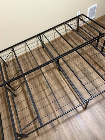 Free queen bed frame missing one screw 1