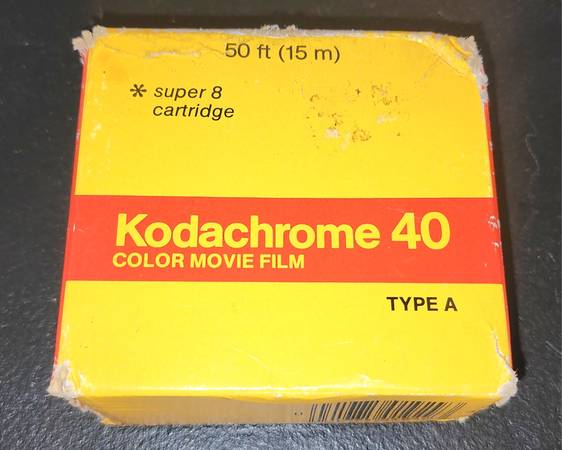 Unopened Box of 8mm Kodochrome Super8 Film 1