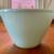 1950’s Vintage Light Blue Fire King Mixing Bowl Milk Glass 1 thumbnail
