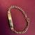 18K Solid  Yellow Gold Kids Identity Bracelet From Italy 3 thumbnail