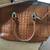 Leather embossed roomy bag. 2 thumbnail