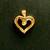 14k GOLD DIAMOND HEART PENDANT 6 thumbnail