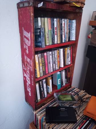 Vintage Dr. Pepper crate Cassette Holder Box Storage 1
