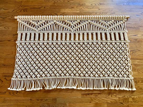 Huge Macramé Hanging Tapestry 1
