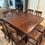 Counter Height Dining Set With 8 Chairs and Protection Glass 14 thumbnail