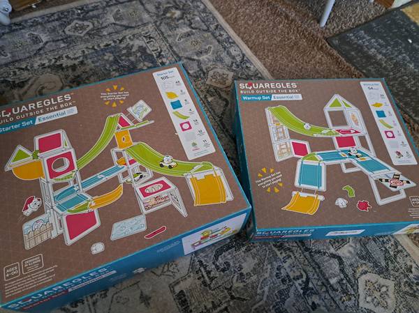 Magnetic Building Sets - Squaregles, Set of 2 1