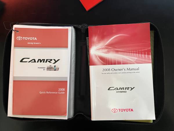 Camry Hybrid 2008 Owners Packet 1
