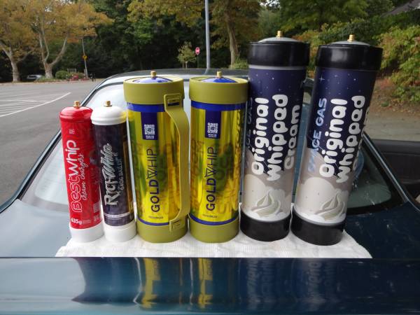 Nitrous Oxide Canisters 1