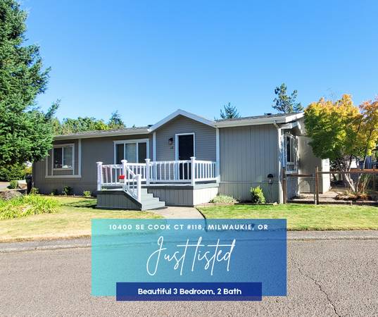 $200,000 / 3br - 1352ft2 - Beautiful 3 Bedroom, 2 Bath, Golden West in Park (Milwaukie)63820848787201120