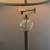 Pretty cut glass floor lamp brass finish with a swivel arm. 3 thumbnail
