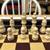Handsome Wooden Chess Set/Checkers/Back Gammon And Dark Brown Casing 7 thumbnail