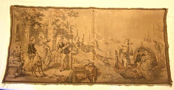 Vintage Victorian Hanging Tapestry 1