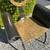 Custom Metal Fabricated Art Chair - Rolled Metal Arms - Over 100lbs 4 thumbnail