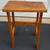 Japanese Carved Bamboo End Side Accent Small Table Wood Wooden Vintage 1 thumbnail