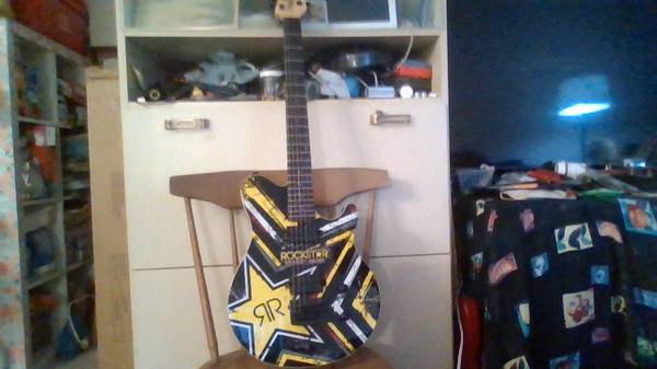 2008 MUSICMAN Sterling (Ernie Ball) AX20 - Rockstar Energy promotional 1