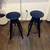 Ikea stools black adjustable hieght 2 thumbnail