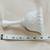 White Vintage Fenton Silver Crest Spanish Lace Milk Glass Bell 2 thumbnail