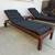 IKEA Pool Loungers w Cushions and Side Table 2 thumbnail